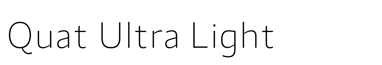 Quat Ultra Light